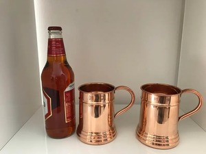 Metal Copper <b>Mug</b> <b>Set</b> Best Seller Drinking Pure Copper <b>mug</b> Modern Business Gift Hand Grip Insulated Tumbler - Product Image 4