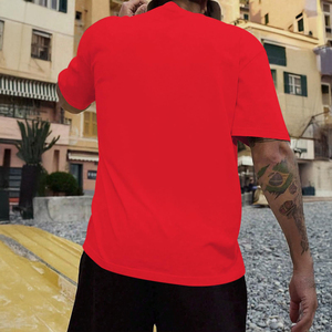 Camiseta extragrande para hombre, estilo Hip Hop, holgada, de manga corta, de algodón pesado, informal, de verano, a la moda, ropa de calle - Product Image 2