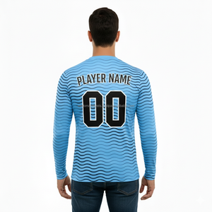 เสื้อยืดแขนยาวทรงปกติสำหรับผู้ชาย ปี 2025 ผ้าฝ้ายระบายอากาศ สีพื้น เรียบง่าย น้ำหนัก 220 กรัม สไตล์ลำลอง สำหรับฤดูใบไม้ร่วงและฤดูหนาว - Product Image 4