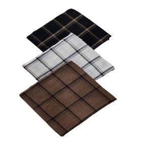 Tissu en coton tricoté de haute qualité 100% coton 160g pour un usage décontracté à carreaux en sergé - Product Image 1