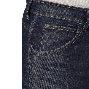 Jeans de Pierna Recta Color Índigo Oscuro Personalizados para Hombre, Pantalones Vaqueros Clásicos para Uso Casual, Estilo Urbano y Ropa Personalizada - Product Image 4