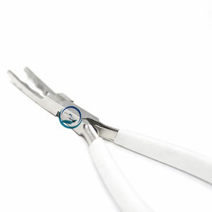 Pinza Clásica de Acero Inoxidable para Extensiones de Cabello, Agarre Fuerte, Plateada y Negra, 6 Pulgadas, Herramienta de Extensión de Alta Precisión, Venta al Por Mayor - Product Image 3