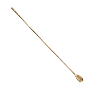 Cuillère à cocktail en laiton de qualité supérieure, cuillère à long manche en laiton pour mélanger au bar, cuillère de bar en laiton la plus vendue - Product Image 4