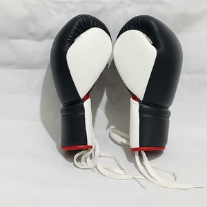 Guantes de Boxeo de Diseño Personalizado de Alta Calidad, Guantes de Boxeo de Piel Auténtica para Entrenamiento y Combate, con Cordones - Product Image 3