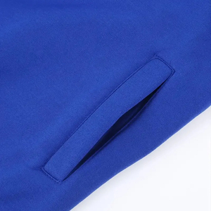 Ensemble de survêtement de sport de luxe léger avec sweat à capuche zippé et pantalon de jogging, logo personnalisé, 100 % coton, respirant, séchage rapide, tenue d'entraînement décontractée - Product Image 3