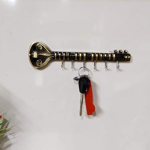 Vintage Metal <b>Key</b> <b>Holder</b> Wall Mounted 6 Hooks Anti Rust <b>Key</b> Rack Decorative <b>Key</b> Organizer for <b>Home</b> Office Use - Product Image 5
