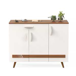 Étagère à chaussures autoportante Kaspen avec 3 portes à fentes réglables - Product Image 6