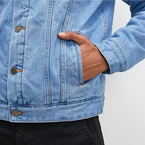 Chaquetas de Mezclilla Elegantes 100% Algodón para Hombre, Estilo Casual Clásico, Chaqueta de Invierno Resistente con Forro Polar para Uso Diario y de Fin de Semana - Product Image 6