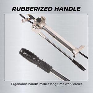 Pompe hydraulique manuelle à simple action CP-700 avec manomètre, pompe hydraulique manuelle - Product Image 5