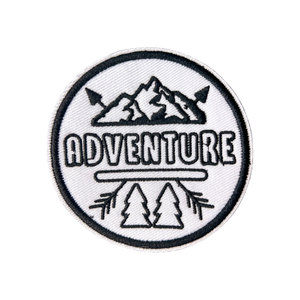 Patch brodé de diamants avec motif montagne et lune, badge thermocollant en tissu pour accessoires vestimentaires - Product Image 5