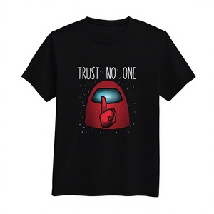T-shirt Homme Col Rond Coupe Oversize 180 GSM Imprimé Dessin Animé Écologique Coton Premium Haute Qualité Streetwear Été Personnalisable - Product Image 3