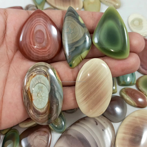 Pierres précieuses en vrac de Jaspe Impérial, cabochons naturels, pierres à facettes, cristaux de guérison, fournisseur en gros, export - Product Image 1