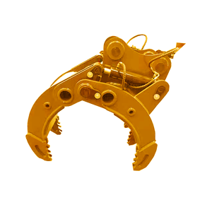 Godet grappin rotatif hydraulique 360° pour bois et roches avec moteur et engrenages, accessoires de terrassement pour mini-pelleteuse, direct usine - Product Image 4