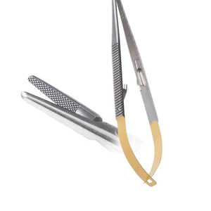 Pinza de sujeción de agujas TC de alta calidad, de acero inoxidable quirúrgico con resorte - Product Image 5