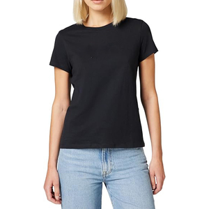 T-shirts pour femmes à manches courtes de qualité export, vêtements de sport personnalisés, design à manches chauve-souris et panneaux latéraux, t-shirts de sport pour femmes - Product Image 1