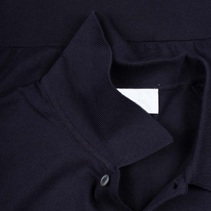 Camiseta Polo de Lona Sólida de Alta Calidad para Hombre, Transpirable, Ecológica, de Manga Corta, Corte Ajustado, Personalizable - Product Image 4