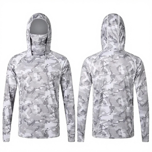 T-shirt de pêche personnalisé OEM, haute qualité, UPF 50+, séchage rapide, anti-UV, à manches longues, pour hommes - Product Image 4