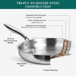High Quality Kitchen <b>Cookware</b> <b>Set</b> Stainless Steel 11 Pcs Food Grade Durable Rust Proof Export Supplier Wholesale OEM - Product Image 4