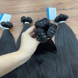 Extensiones de Cabello Humano Vietnamita Virgen, Mechones de Cabello con Doble Trama, Liso Natural, Cabello Premium a Precio de Mayoreo - Product Image 3