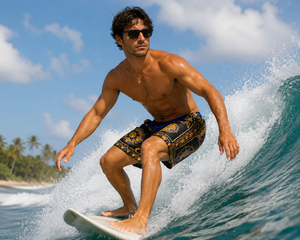 Men Premium <b>Surf</b> Shorts 4 Way Stretch Quick Dry Beach Board Shorts Custom Design Swimwear Wholesale Trending Sublimation - Product Image 4