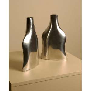 Juego de 2 Jarrones de Flores de Estilo Esculpido Personalizado, Jarrones de Alta Calidad, Decoración de Mesa, Sala de Estar, Dormitorio, Jarrón Moderno, Decoración del Hogar - Product Image 1