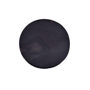 Onyx noir naturel 70,1 carats 58x58mm forme ronde pierre précieuse non montée - Product Image 3