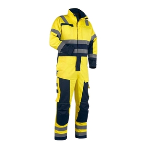 Custom Traffic Mining Construction Welding Coal Oil Gas Acidproof Anti-Acid <b>Alkali</b> Anti-static Unisex Hi-Vis Work Reflective - Product Image 3