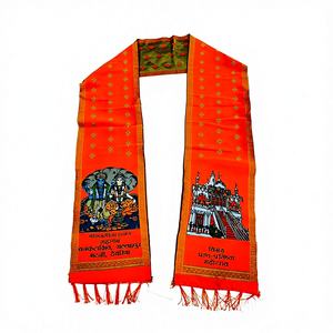 Khes imprimé avec des motifs de bénédiction divine pour offrande au temple, enveloppe en coton personnalisée, approvisionnement en gros - Product Image 1