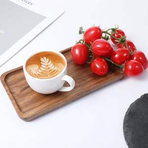 Plateaux de service rectangulaires en bois d'acacia, mini-planches à charcuterie, planches en bois naturel, petites planches à fromage pour le thé… - Product Image 3