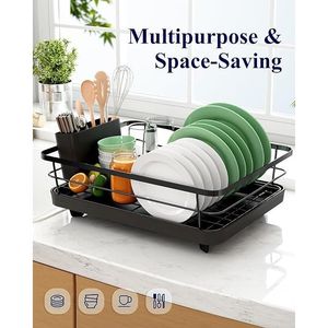 Escurridor de Platos de Acero Inoxidable para Encimera de Cocina, Escurridor Premium - Product Image 3