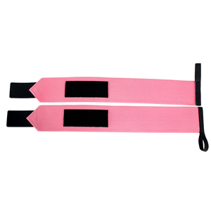Soporte de Muñeca Reforzado al por Mayor con Bucle para Pulgar, Color Rosa, Ajustable, Unisex, para Levantamiento de Pesas y Protección de Manos - Product Image 1