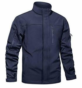 Veste Softshell Tactique Personnalisée pour Hommes, Imperméable et Coupe-Vent, Grande Taille, Polaire Zippée, Vêtement de Travail avec Poches pour l'Hiver - Product Image 1