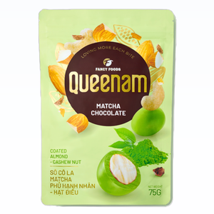 Service de Marque Privée Emballage Individuel HALAL OEM/ODM Dragées au Chocolat Matcha, Amandes et Noix de Cajou enrobées de chocolat 75G Snacks - Product Image 1