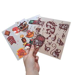 Nueva etiqueta adhesiva personalizada Kiss Cut para niños pegatina - Product Image 1