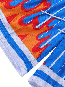 Pantalones Cortos de Baloncesto de Malla Transpirable con Logotipo Personalizado, 5 Pulgadas de Entrepierna, Poliéster Sólido, Deportivos, Casuales, Tallas Grandes, OEM, con Bolsillo - Product Image 6