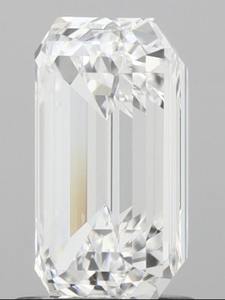 Diamant de laboratoire taille émeraude, couleur D, excellente qualité de polissage et symétrie, pierre précieuse CVD certifiée IGI, pierre lâche pour bague de joaillerie fine - Product Image 2