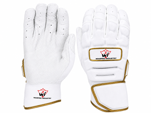 Guantes de Bateo Deportivos Profesionales WARPRO INDUSTRY, Palma de Cuero, Agarre Cómodo y Seguro, Cierre de Gancho y Bucle, Guantes de Entrenamiento - Product Image 5