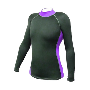 Maillots de bain Rash Guard personnalisés à manches longues pour femmes, protection UV, séchage rapide, pour la plage, la pêche, la randonnée, la gym, vente en gros - Product Image 4