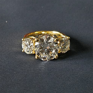 Anillo de Compromiso y Boda Personalizado para Hombre de 1-5 Quilates, Oro de 14k/18k, Diamante de Laboratorio con Corte Brillante, Joyería de Lujo RIZTA JEWELS - Product Image 1