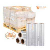Vela a granel 25Cm * 200M reciclaje claro Mini mano paleta envoltura China película elástica/envoltura