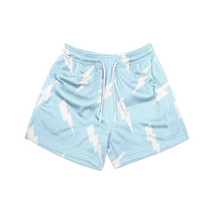 Pantalones Cortos Gráficos para Hombre, Estilo Casual de Verano, Frente Plano, Diseño Urbano, con Cordón Ajustable - Product Image 1