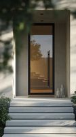 Porte à battant en aluminium Prima avec verre trempé, isolation thermique insonorisée pour bureau certifiée CE