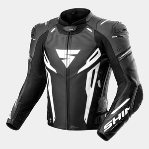 Chaqueta de Carreras de Piel Vacuna Genuina Mission ST G2 para Hombre, Hecha a Medida con Equipo de Protección CE - Product Image 1