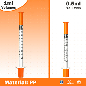 <span class=keywords><strong>Jeringa</strong></span> de <span class=keywords><strong>Insulina</strong></span> Desechable Estéril TEXNET de Clase II, Volumen de <span class=keywords><strong>1</strong></span> <span class=keywords><strong>ml</strong></span>, con Diversas Agujas, Certificación CE - Product Image 3
