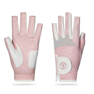 ถุงมือกอล์ฟแบบไร้นิ้วสำหรับผู้หญิง ผลิตในประเทศปากีสถาน ออกแบบเพื่อการยึดเกาะที่สบายมือ เหมาะสำหรับกิจกรรมกลางแจ้ง ขายดีที่สุด - Product Image 1