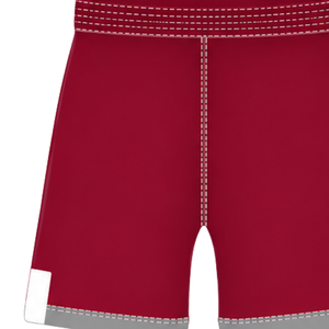Pantalones Cortos de Rugby Color Marrón Oscuro y Blanco, Cintura Elástica con Cordón, Ropa Deportiva Ligera para Entrenamiento, Partidos y Equipos - Product Image 3