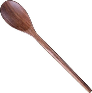Juego de Cucharas de Cocina de Madera Natural, No Tóxicas, Aptas para Alimentos y con Acabado Liso, Ideal para Uso en el Hogar, Cocina, Restaurantes y Hoteles - Product Image 1