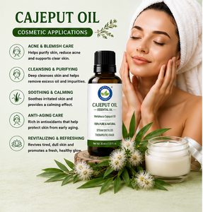 Huile Essentielle de Cajeput (Melaleuca Cajuputi) 100% Pure, Profil Aromatique Herbal, 1 KG, Distillée à la Vapeur - Par Katyani Exports d'Inde - Product Image 6