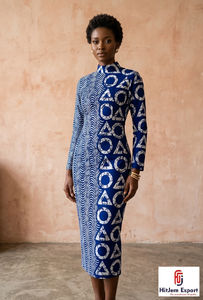 Tela Geotextil Africana Premium de Kumasi, Estampada y Tejida, de Peso Medio, para Moda Tradicional, OEM, ODM, Textil - Product Image 3