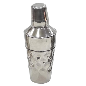 Luxury Antique Copper Plated Cocktail Shaker Metal Hammered Martini Shaker Leakproof Drink Mixer <b>Tool</b> For Hotel Bar Supplies - Product Image 4